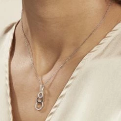 Histoire D'Or Collier Liyana Argent Blanc Oxyde De Zirconium -Colliers Fantaisie Soldes FACFBZD101 model1