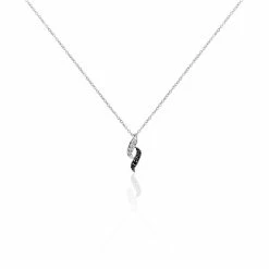 Histoire D'Or Collier Sylvie Argent Blanc Oxyde De Zirconium