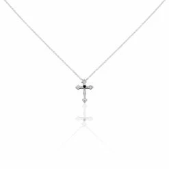 Histoire D'Or Collier Argent Florian Oxydes De Zirconium