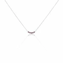 Histoire D'Or Collier Karrie Argent Blanc Oxyde De Zirconium