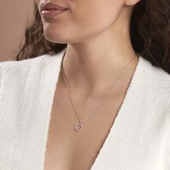 Histoire D'Or Collier Ambroisie Argent Blanc Oxyde De Zirconium -Colliers Fantaisie Soldes FACFBZS035 model0