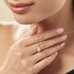 Histoire D'Or Collier Argent Blanc Tania Oxyde De Zirconium -Colliers Fantaisie Soldes FACFBZS045 model0