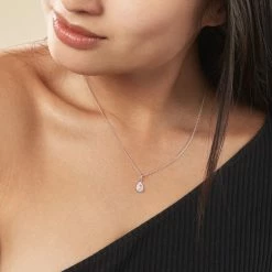 Histoire D'Or Collier Argent Blanc Tania Oxyde De Zirconium -Colliers Fantaisie Soldes FACFBZS045 model1