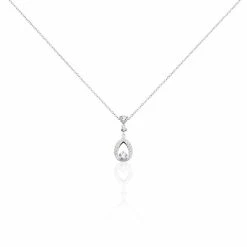 Histoire D'Or Collier Istanbul Argent Blanc Oxyde De Zirconium