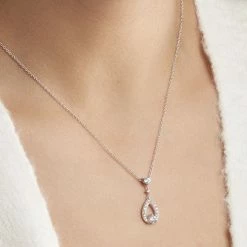 Histoire D'Or Collier Istanbul Argent Blanc Oxyde De Zirconium -Colliers Fantaisie Soldes FACFBZW01Z model1