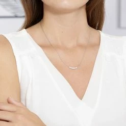 Histoire D'Or Collier Aliah Argent Blanc Oxyde De Zirconium -Colliers Fantaisie Soldes FACFBZW05R model0