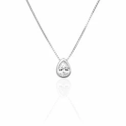 Histoire D'Or Collier Cherice Argent Blanc Oxyde De Zirconium