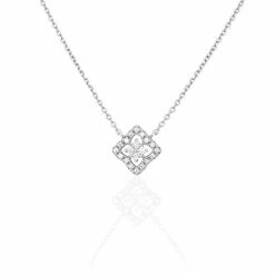 Histoire D'Or Collier Abigail Argent Blanc Oxyde De Zirconium