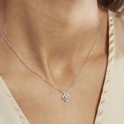 Histoire D'Or Collier Abigail Argent Blanc Oxyde De Zirconium 7 Histoire D'Or Collier Abigail Argent Blanc Oxyde De Zirconium -Colliers Fantaisie Soldes FACFBZW099 model1