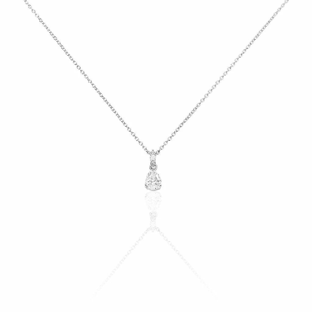 Histoire D'Or Collier Marie-helena Argent Blanc Oxyde De Zirconium 1 Histoire D'Or Collier Marie-helena Argent Blanc Oxyde De Zirconium