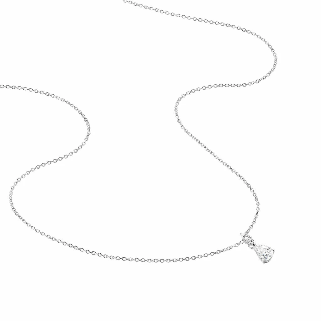 Histoire D'Or Collier Marie-helena Argent Blanc Oxyde De Zirconium 2 Histoire D'Or Collier Marie-helena Argent Blanc Oxyde De Zirconium – Image 2