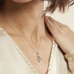 Histoire D'Or Collier Paloma Argent Blanc Oxyde De Zirconium -Colliers Fantaisie Soldes FACFBZW0IZ model1