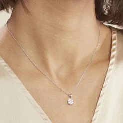 Histoire D'Or Collier Pietra Argent Blanc Oxyde De Zirconium -Colliers Fantaisie Soldes FACFBZW0J3 model1