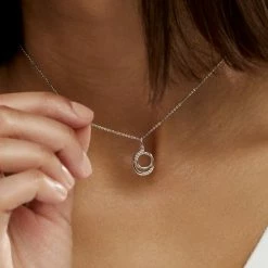 Histoire D'Or Collier Aleyde Argent Blanc Oxyde De Zirconium -Colliers Fantaisie Soldes FACFBZW0L2 model1