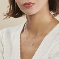 Histoire D'Or Collier Brendana Argent Blanc Oxyde De Zirconium -Colliers Fantaisie Soldes FACFBZW0LH model0