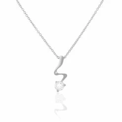 Histoire D'Or Collier Yedaz Argent Blanc Oxyde De Zirconium