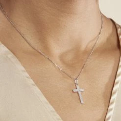 Histoire D'Or Collier Carola Argent Blanc Oxyde De Zirconium -Colliers Fantaisie Soldes FACFBZW0MS model1