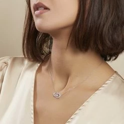 Histoire D'Or Collier Anne Argent Blanc Oxyde De Zirconium -Colliers Fantaisie Soldes FACFBZW0NG model0