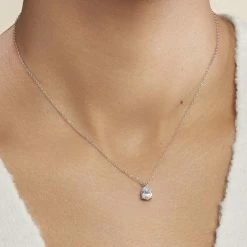 Histoire D'Or Collier Carolyn Argent Blanc Oxyde De Zirconium -Colliers Fantaisie Soldes FACFBZW0NN model1