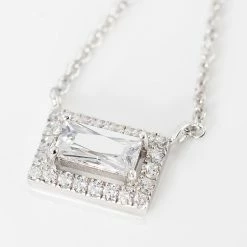 Histoire D'Or Collier Laurine Argent Blanc Oxyde De Zirconium -Colliers Fantaisie Soldes FACFBZW0QQ view2