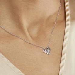 Histoire D'Or Collier Origami Argent Blanc Oxyde De Zirconium -Colliers Fantaisie Soldes FACFBZW0QV model1