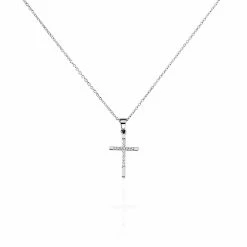 Histoire D'Or Collier Chirsta Argent Blanc Oxyde De Zirconium