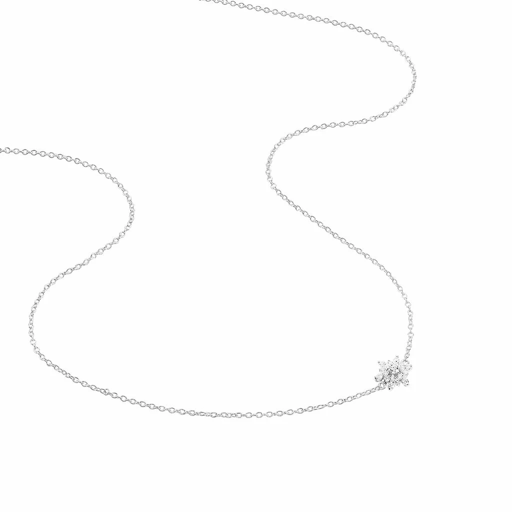 Histoire D'Or Collier Cyriac Argent Blanc Oxyde De Zirconium 2 Histoire D'Or Collier Cyriac Argent Blanc Oxyde De Zirconium â Image 2