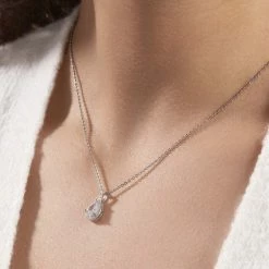 Histoire D'Or Collier Mélie Argent Blanc Oxyde De Zirconium -Colliers Fantaisie Soldes FACFBZW0UL model1