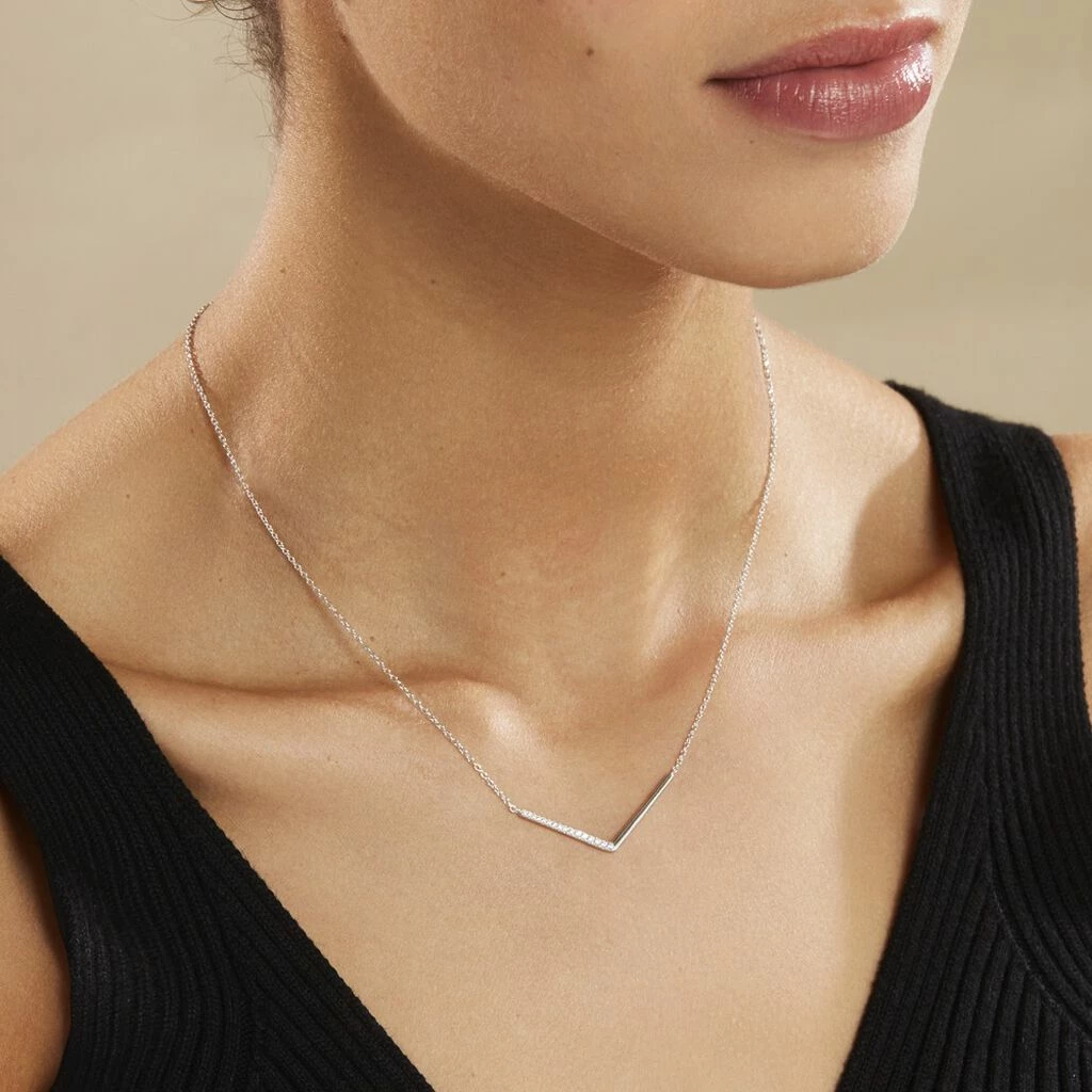 Histoire D'Or Collier Emea Argent Blanc Oxyde De Zirconium 3 Histoire D'Or Collier Emea Argent Blanc Oxyde De Zirconium – Image 3