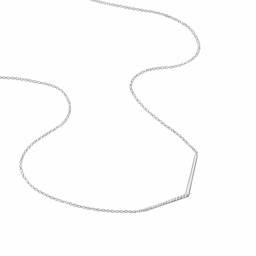 Histoire D'Or Collier Emea Argent Blanc Oxyde De Zirconium 2 Histoire D'Or Collier Emea Argent Blanc Oxyde De Zirconium – Image 2