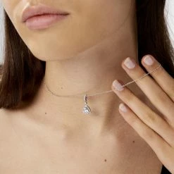 Histoire D'Or Collier Amantine Argent Blanc Oxyde De Zirconium -Colliers Fantaisie Soldes FACFBZW0YK model1