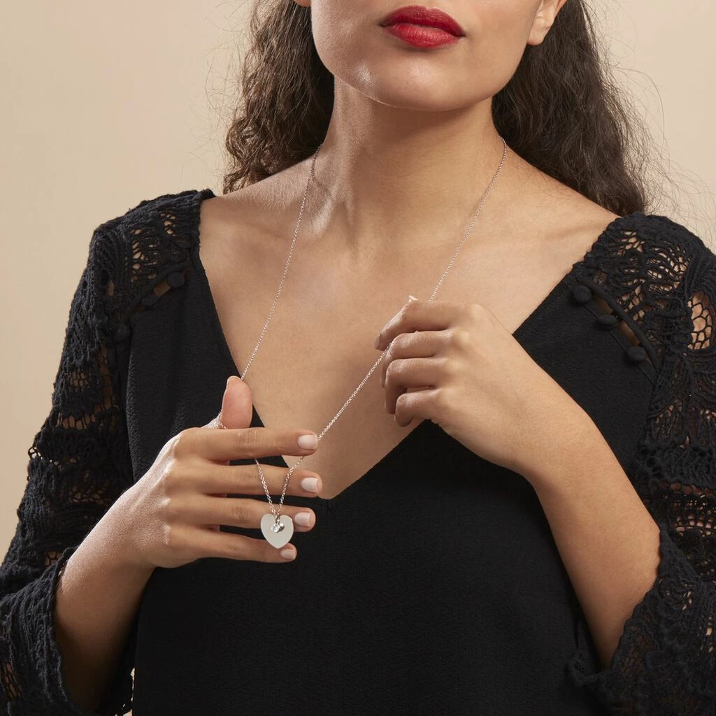 Histoire D'Or Collier Sautoir Ylla Argent Blanc Oxyde De Zirconium 3 Histoire D'Or Collier Sautoir Ylla Argent Blanc Oxyde De Zirconium – Image 3