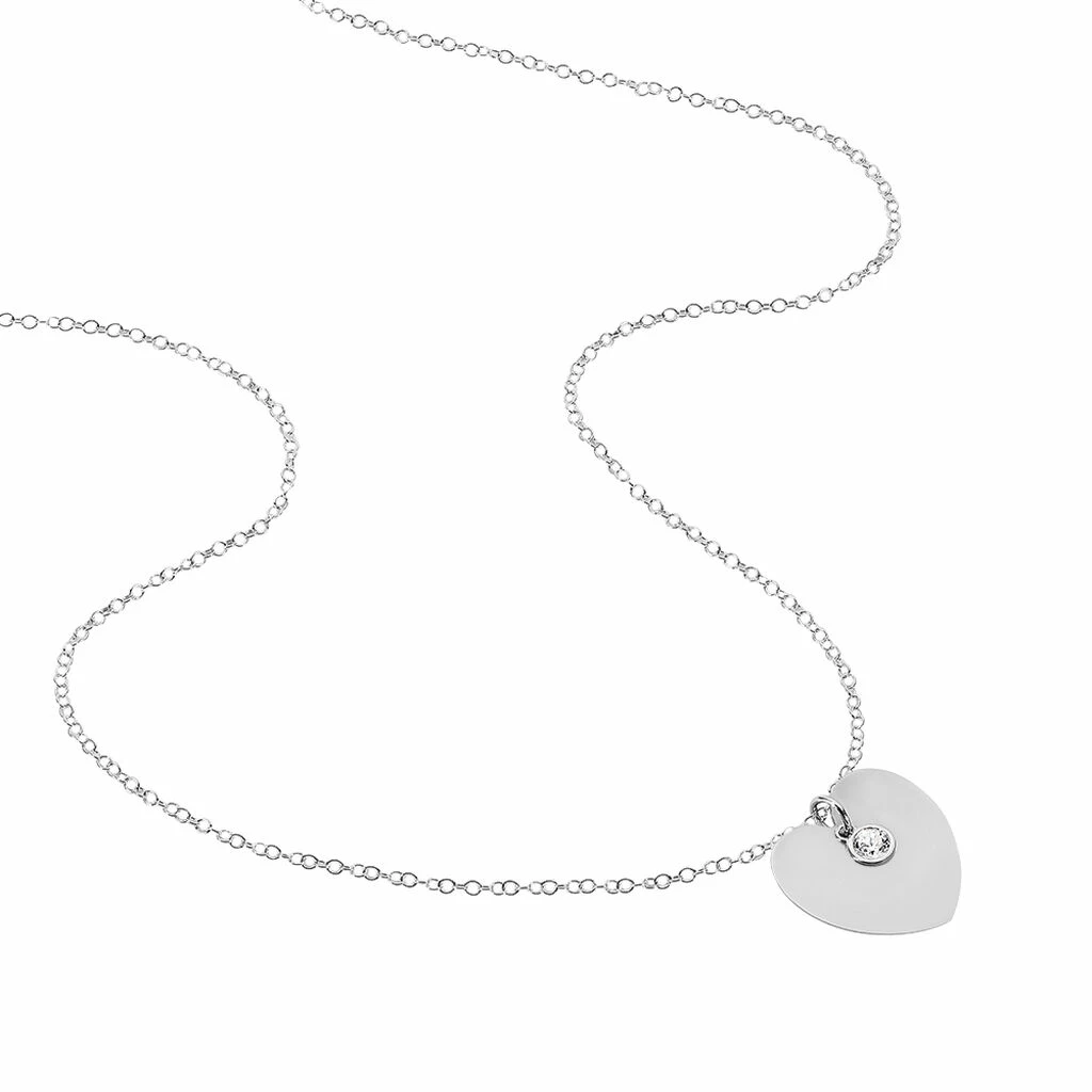 Histoire D'Or Collier Sautoir Ylla Argent Blanc Oxyde De Zirconium 2 Histoire D'Or Collier Sautoir Ylla Argent Blanc Oxyde De Zirconium – Image 2