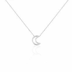 Histoire D'Or Collier Aisha Argent Blanc Oxyde De Zirconium