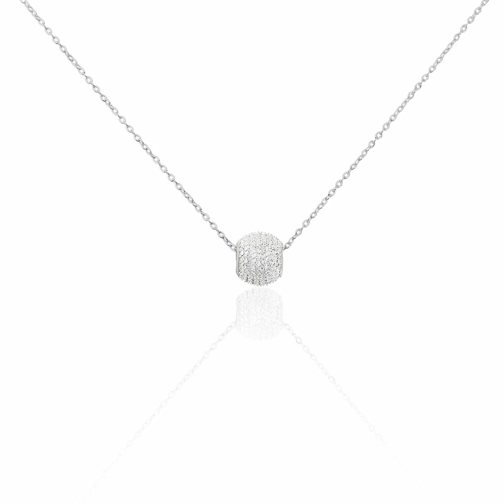 Histoire D'Or Collier Marie-ombeline Argent Blanc Oxyde De Zirconium 1 Histoire D'Or Collier Marie-ombeline Argent Blanc Oxyde De Zirconium