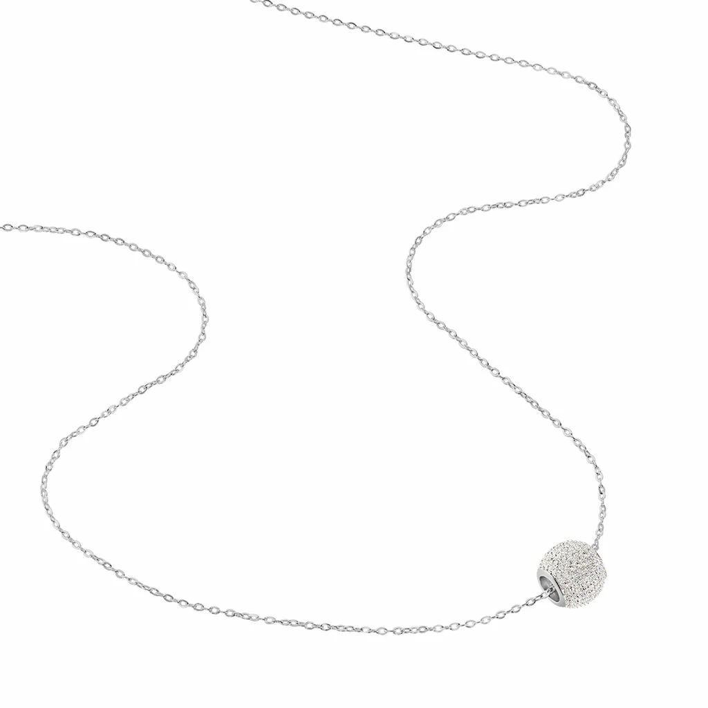 Histoire D'Or Collier Marie-ombeline Argent Blanc Oxyde De Zirconium 2 Histoire D'Or Collier Marie-ombeline Argent Blanc Oxyde De Zirconium – Image 2