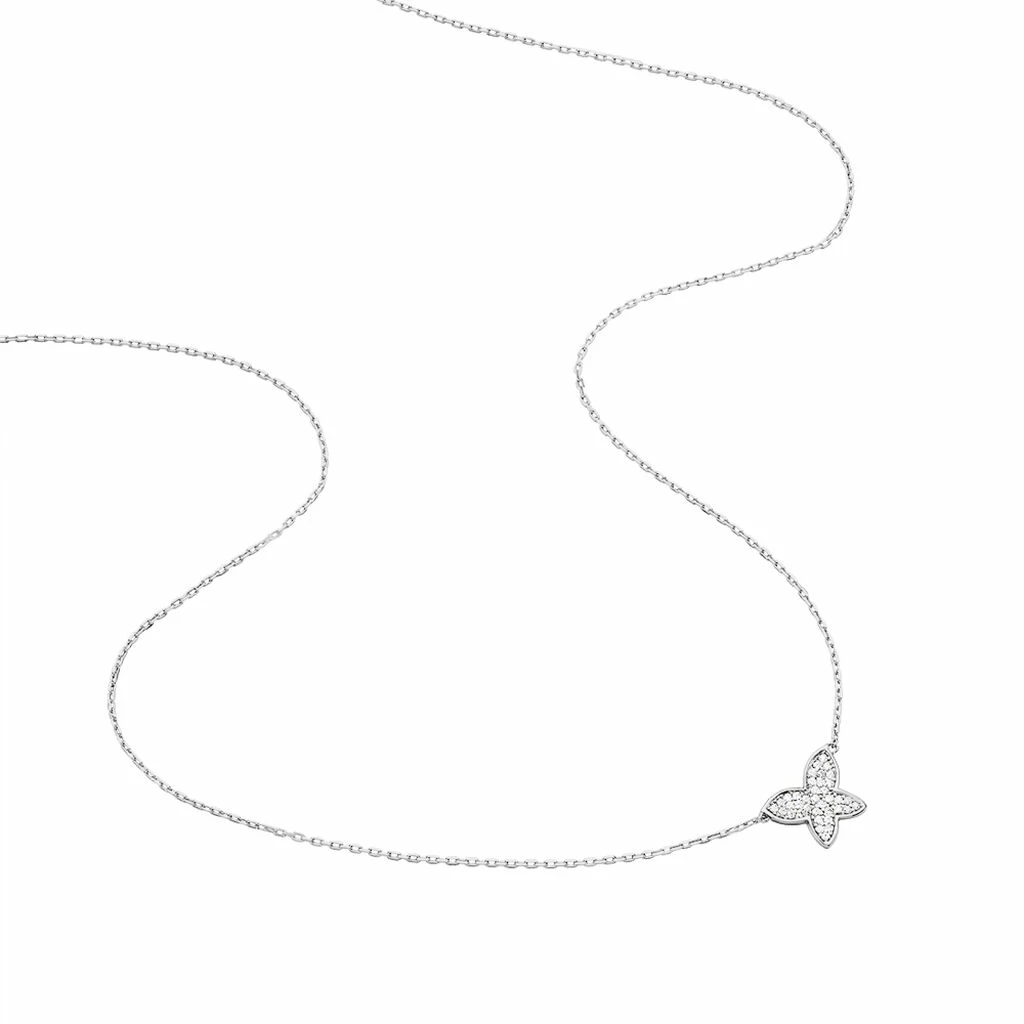 Histoire D'Or Collier Jolande Argent Blanc Oxyde De Zirconium 2 Histoire D'Or Collier Jolande Argent Blanc Oxyde De Zirconium – Image 2
