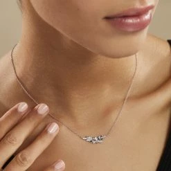 Histoire D'Or Collier Cesarine Argent Blanc Oxyde De Zirconium -Colliers Fantaisie Soldes FACFBZW17P model1