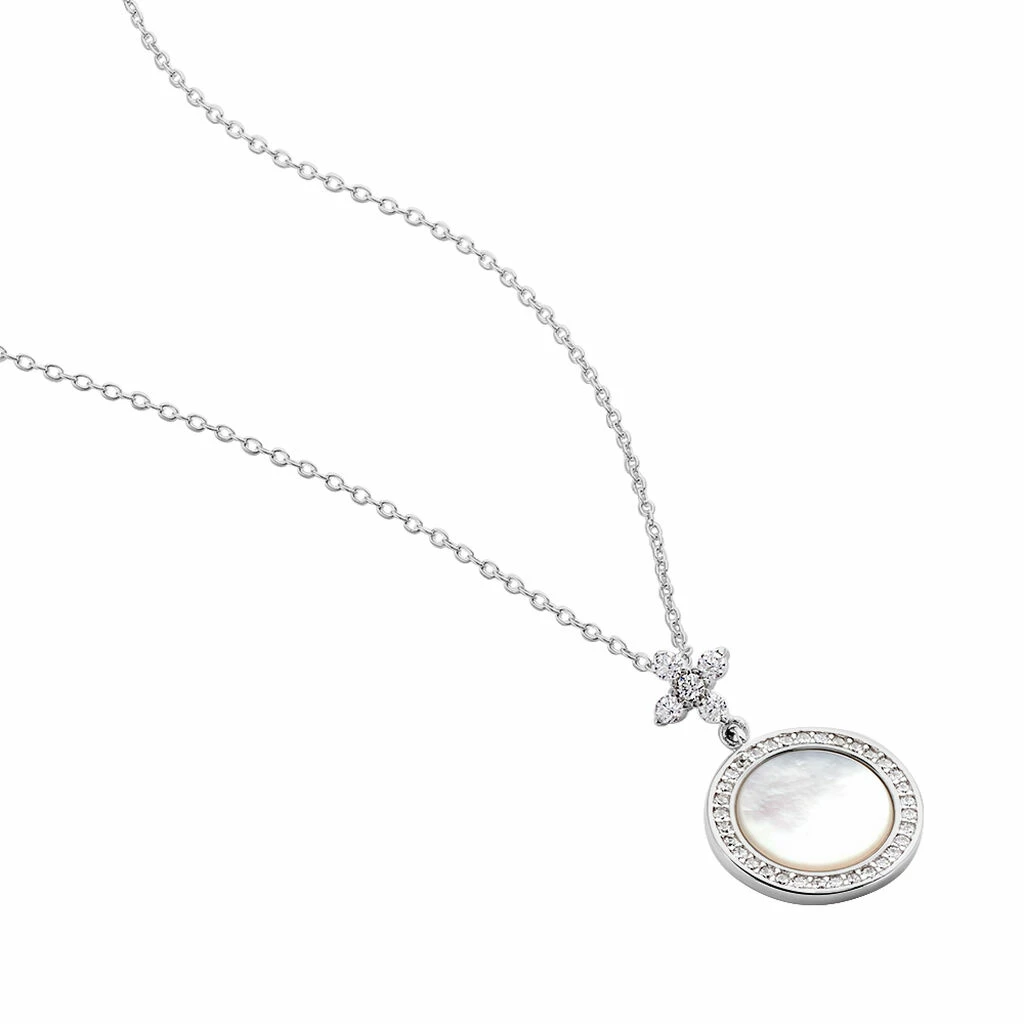 Histoire D'Or Collier Hacena Argent Blanc Oxyde De Zirconium 2 Histoire D'Or Collier Hacena Argent Blanc Oxyde De Zirconium – Image 2
