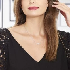 Histoire D'Or Collier Onaissa Argent Blanc Oxyde De Zirconium 5 Histoire D'Or Collier Onaissa Argent Blanc Oxyde De Zirconium -Colliers Fantaisie Soldes FACFBZW1CH model0