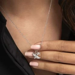 Histoire D'Or Collier Axella Argent Blanc Oxyde De Zirconium -Colliers Fantaisie Soldes FACFBZW1E5 model0