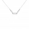 Histoire D'Or Collier Elia Argent Blanc Oxyde De Zirconium