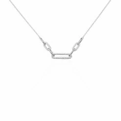 Histoire D'Or Collier Elia Argent Blanc Oxyde De Zirconium