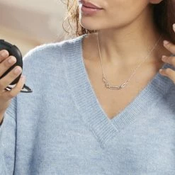 Histoire D'Or Collier Elia Argent Blanc Oxyde De Zirconium -Colliers Fantaisie Soldes FACFBZW1EM model0