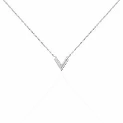 Histoire D'Or Collier Nollia Argent Blanc Oxyde De Zirconium
