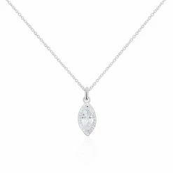 Histoire D'Or Collier Arone Argent Blanc Oxyde De Zirconium