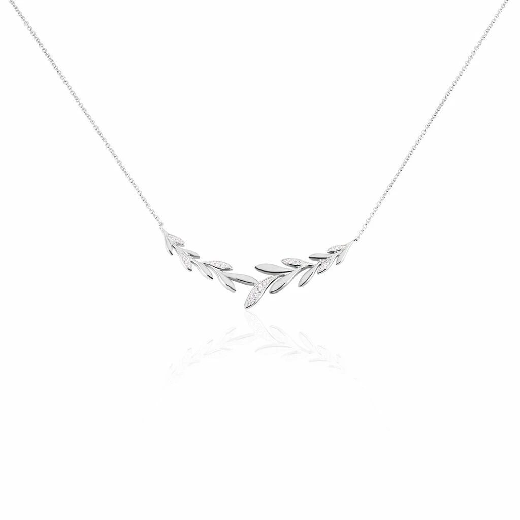 Histoire D'Or Collier Andeol Argent Blanc Oxyde De Zirconium 1 Histoire D'Or Collier Andeol Argent Blanc Oxyde De Zirconium