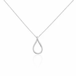Histoire D'Or Collier Netta Argent Blanc Oxyde De Zirconium