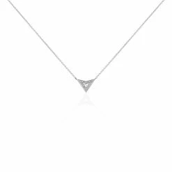 Histoire D'Or Collier Moric Argent Blanc Oxyde De Zirconium Nacre
