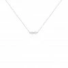 Histoire D'Or Collier Immortelle Argent Blanc Oxyde De Zirconium